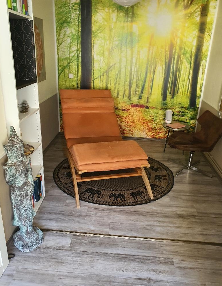 hypnoseliege-für die Behandlung von Ängsten, Depressionen, Unruhe, Schlafstörungen, Übergewicht, Rauchentwohnung